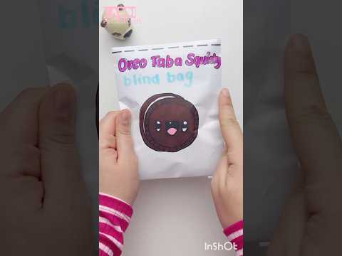 Oreo Taba Squishy Blind Bag 🍪🖤 #shorts #kaddiartandcraft #diy #papercraft #asmr #squishy #blindbag