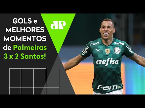 PALMEIRAS 3 X 2 SANTOS | GOLS E MELHORES MOMENTOS | 11ª RODADA BRASILEIRÃO 2021
