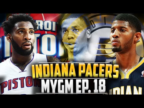 NBA2K16 Pacers MyGM #18 - CRAZY CLOSE GAME!!  FACING DRUMMOND!!