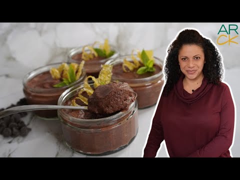 I made the FLUFFIEST vegan chocolate mousse (+ Candied Lemon Peel)