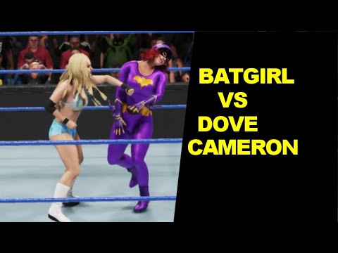 WWE 2K19 Dove Cameron vs Batgirl - Knockout Match