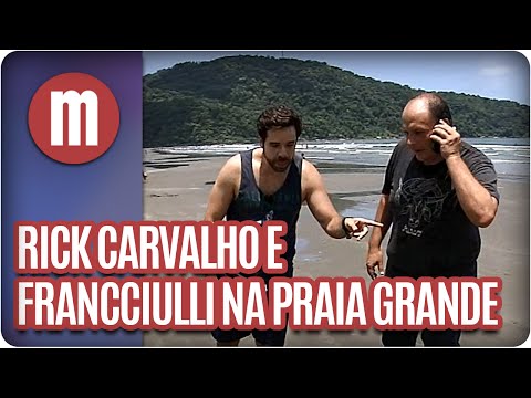 Mulheres - Rick Carvalho e Alexandre Franciulli na Praia Grande (12/02/2016)