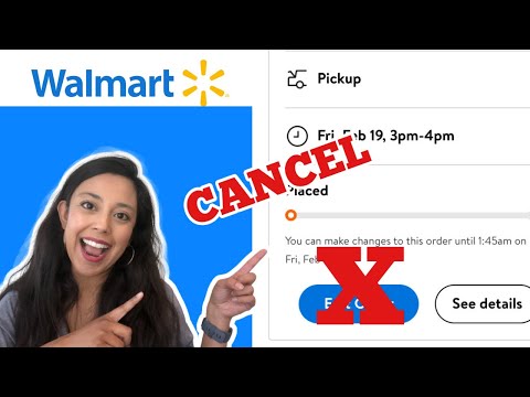 Can i cancel walmart pickup order