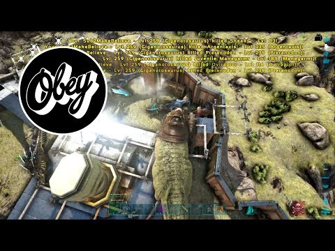 ARK Official Small Tribes PVP - Quetzal vs Tek Base