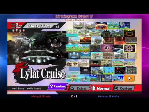 Bham Brawl 17 - Smash 4 Doubles - Mahgnittoc & Shade vs Herman & Aloha