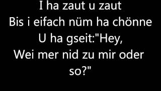 Züri West - I schänke dr mis Härz LYRICS