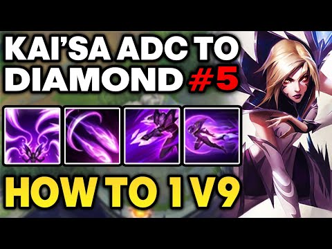 How to Climb with Kai'Sa - Kai'Sa ADC Gameplay Guide | Kai'Sa Unranked to Diamond #5