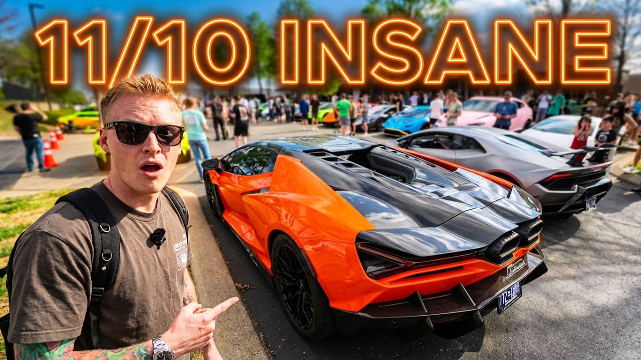 Supercar Madness: INSANE Lamborghini meet in Nashville