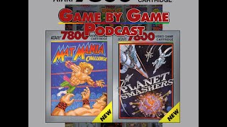 The Atari 7800 Game by Game Podcast: Episode 27 – Mat Mania Challenge & Planet Smashers