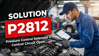 HOW TO FIX P2812 OBD II ERROR CODE - Pressure Control Solenoid G Control Circuit Open