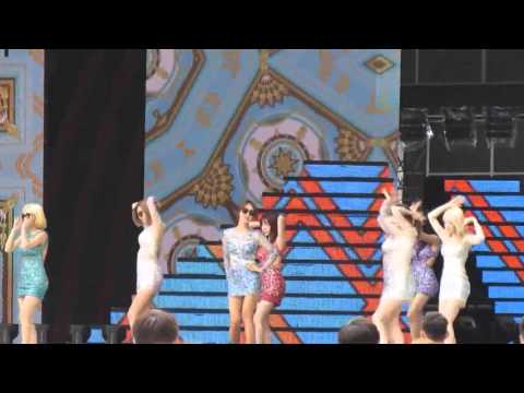 150912 Music core   SNSD   Lion heart rehersal