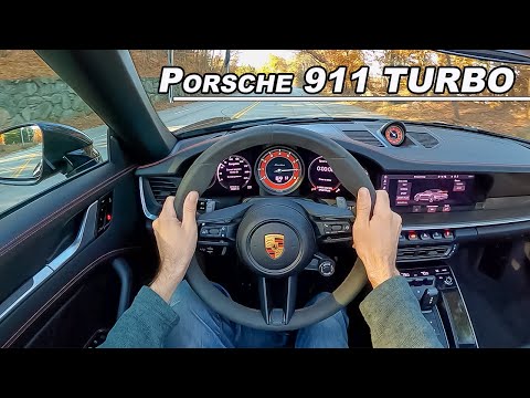 2021 Porsche 911 Turbo - Intense Launch Control with The Top Down! (POV Binaural Audio)