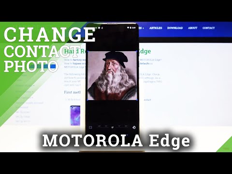 How to Add Photo to Contact in MOTOROLA Edge – Set Up Profile Picture