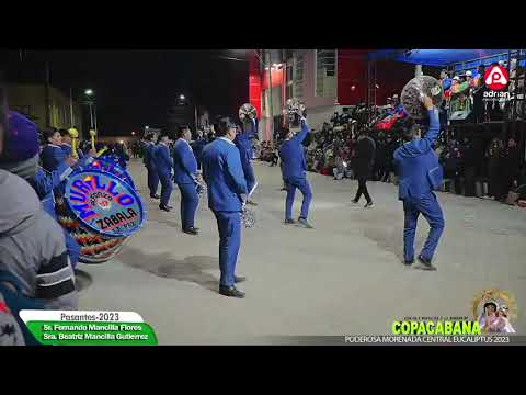 Copacabana! Morenada central Eucaliptus 🥁 banda Proyección Murillo de Alfonso Z. y Unión Pagador