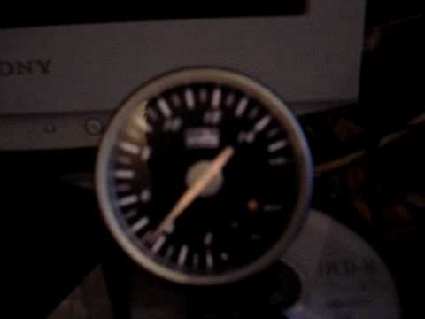 HKS Power Oil Temperature Gauge - Demo Test of Temp. Sensor Functionality
