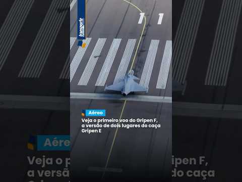 A Saab realizou o primeiro voo do Gripen F, desenvolvido em parceria com o Brasil.