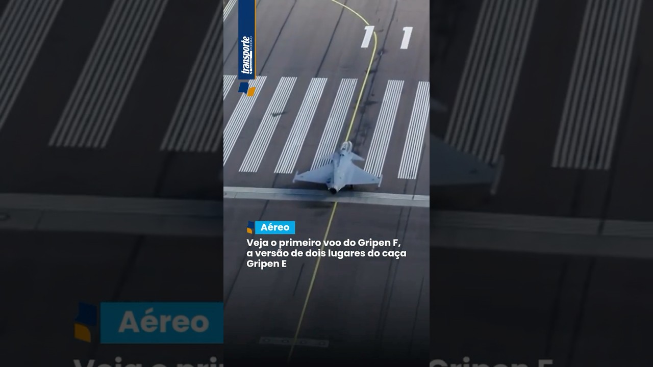 A Saab realizou o primeiro voo do Gripen F, desenvolvido em parceria com o Brasil.