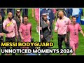 Crazy Messi's Bodyguard Unnoticed Moments in Saudi Arabia 2024 !!🔥😱