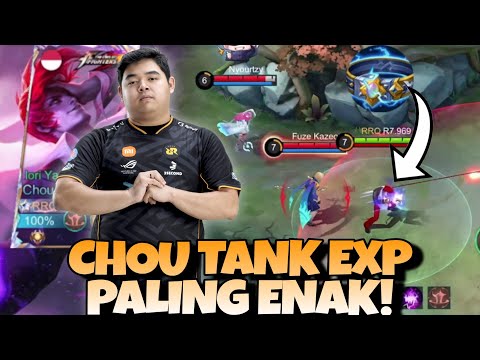 R7 : CHOU TANK EXP UDAH PALING ENAK !! GINI CARA ROTASI + TARGETING PAKE CHOU !! #MLBB