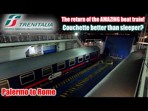 Intercity Notte BOAT TRAIN! Couchette better than sleeper?