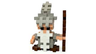 Plus-Plus Gandalf Minifigure instructions
