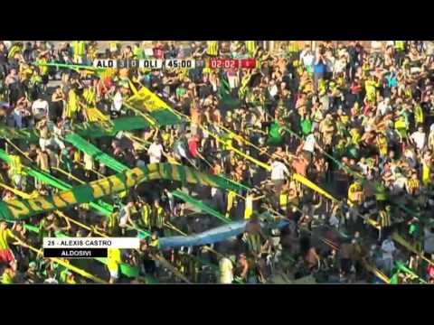 Gol de Castro. Aldosivi 3 - Olimpo 0. Fecha 1. Torneo Transición 2016.