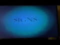 Closing To Signs 2002 VHS