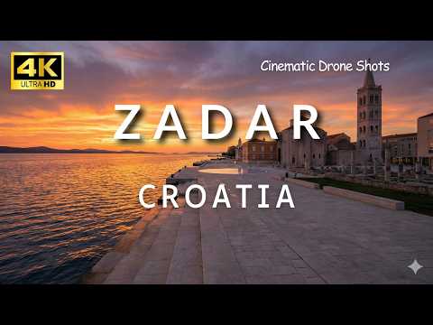 Zadar From Above 🇭🇷 — Croatia’s Most Magical Sunset City 🌅 | 4K Drone Cinematic