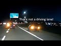 Strange Driver Driving in Shoulder for 4 minutes