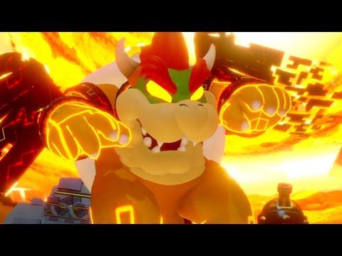 Mario + Rabbids Kingdom Battle - 100% Walkthrough Gameplay Part 40 - Megadragonbowser Final Boss