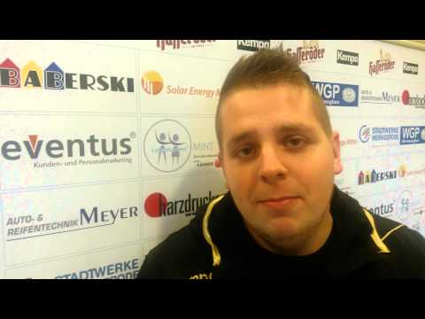 E-Jugend Trainer Tobias Kerkau nach dem Sieg über den HC Alligators Aschersleben