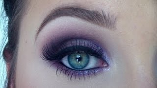 Purple eyeshadow makeup tutorial - from day to night | Jaclyn Hill