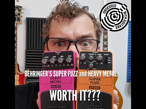 Behringer's SF300 and MH300 are affordable versions of Boss's FZ-2 Hyper Fuzz and Heavy Metal HM-2