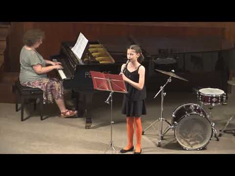 Tereza Rybníčková klarinet - Závěrečný koncert ZUŠ Krnov