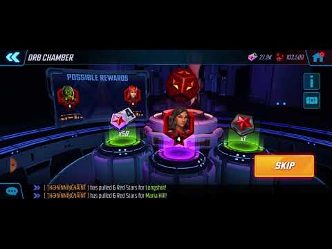I pulled 3 6 Red Stars in a row! - Silver Samurai Red Star Opening - Marvel Strike Force