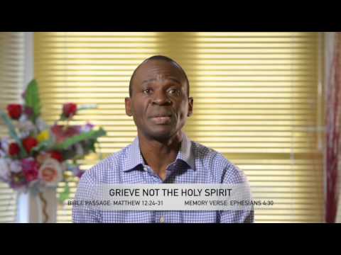 Open Heavens Reflections 01 November 2016 - Grieve not the Holy Spirit