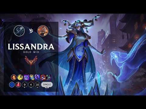 Lissandra Mid vs Qiyana - EUW Grandmaster Patch 12.15