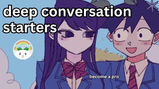 Download lagu 5 Deep Conversation Starters To Get Someone To Open Up mp3 Download lagu 5 Deep Conversation Starters To Get Someone To Open Up mp3