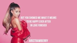 Ariana Grande Knew Better Forever Boy Lyrics