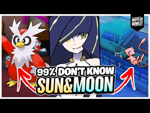 99.4% OF PLAYERS DON'T KNOW THIS ABOUT POKEMON SUN & MOON