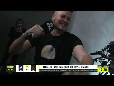 Slacks go nuts with Armel Vs Sumail 1v1 mid SF!! #dota2 #eslone #armel #sumail