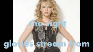Taylor Swift- Silent Night with lyrics( sing along version)