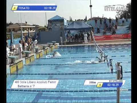 Serie 7 dei 400 Stile Libero  Assoluti Femmine Master - 12 MEMORIAL ANDREA BETTIOL