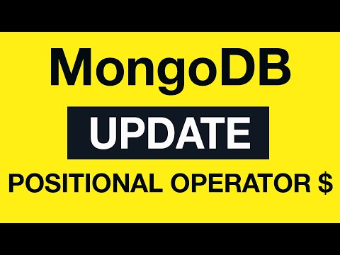 MongoDB Update Queries 20 Positional Operator