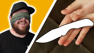 Guessing Knives Blindfolded | EDC Challenge