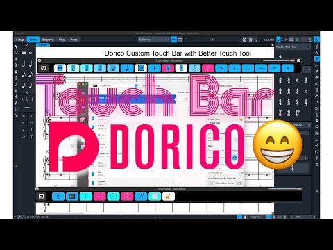 🎼 Customizing Dorico's Touch Bar with BetterTouchTool: Mac Tutorial👩🏼‍🏫