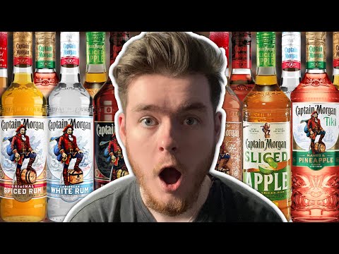 We Tried EVERY Captain Morgan’s Rum! (Taste Test)