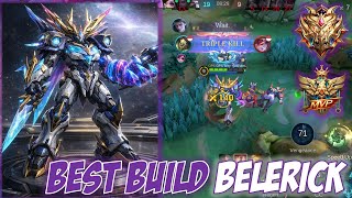 BEST BUILD AND GAMEPLAY FOR BELERICK ROAMER, SUMATERA'S FOREST GUARDIAN - Mobile Legends Indonesia