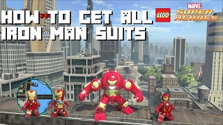 How to Unlock All Iron Man Suits - Lego Marvel Super Heroes - I Am Iron Man Achievement / Trophy