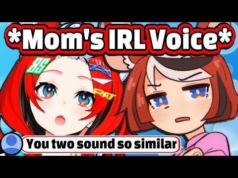 Bae's IRL Mom came to Say Hello on Stream and they sound alike... 【Baelz / Hololive EN】
